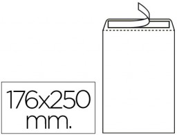 500 bolsas Liderpapel 176x250mm. offset blanco 100g/m²